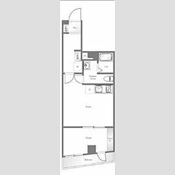 ペガサスステーションプラザ蒲田 1LDKの間取図画像