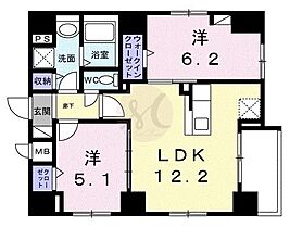 東京都台東区今戸1丁目（賃貸マンション2LDK・4階・55.03㎡） その2