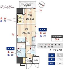 物件の間取り