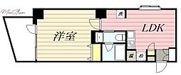 HF八丁堀レジデンス2 1DKの間取図画像