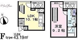アリスマナーガーデン銀座ウォーク 1LDKの間取図画像