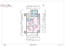 リビオメゾン浅草橋 1SLDKの間取図画像