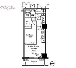 ParkAxis元浅草STAGE 1LDKの間取図画像