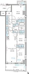 パークアクシス文京本郷 3LDKの間取図画像