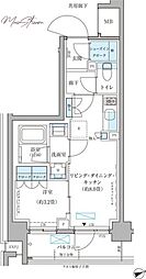 パークアクシス文京本郷 2LDKの間取図画像