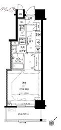 ZOOM日本橋馬喰町 1Kの間取図画像