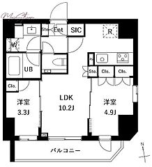 物件の間取り