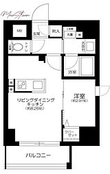 GRANSITE千代田水道橋 1LDKの間取図画像
