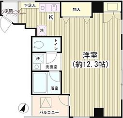 TKR神田多町 ワンルームの間取図画像