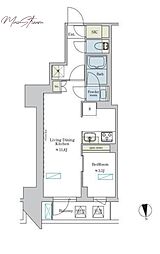 Ｂｒｉｌｌｉａ　ｉｓｔ　浅草 7階1LDKの間取り