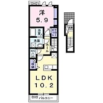 香川県高松市木太町5024番地6（賃貸アパート1LDK・2階・44.66㎡） その2