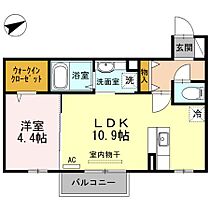 香川県高松市松島町三丁目20-11（賃貸アパート1LDK・2階・38.93㎡） その2