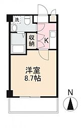 JR高徳線 栗林公園北口駅 徒歩3分の賃貸マンション 1階1Kの間取り
