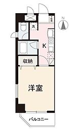 JR高徳線 栗林公園北口駅 徒歩11分の賃貸マンション 7階1Kの間取り