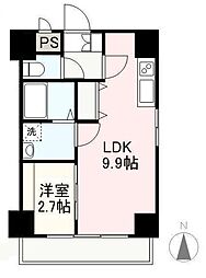 高松琴平電気鉄道琴平線 瓦町駅 徒歩7分の賃貸マンション 1階1LDKの間取り
