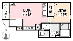 間取図画像 1LDK