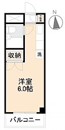 高松琴平電気鉄道長尾線 水田駅 徒歩11分の賃貸マンション 5階ワンルームの間取り