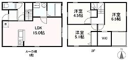 JR予讃線 香西駅 徒歩7分の賃貸一戸建て 1階3LDKの間取り