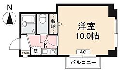 JR高徳線 昭和町駅 徒歩3分の賃貸マンション 1階1Kの間取り