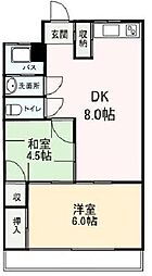 間取図画像 2DK