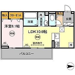 間取図画像 1LDK