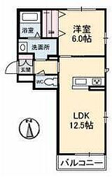 高松琴平電気鉄道琴平線 三条駅 徒歩11分の賃貸マンション 1階1LDKの間取り