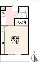 高松琴平電気鉄道琴平線 瓦町駅 徒歩3分の賃貸マンション 1階1Kの間取り