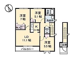物件の間取り