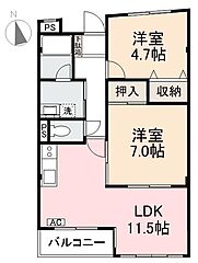 物件の間取り