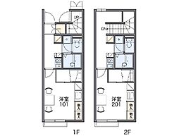 高松琴平電気鉄道琴平線 太田駅 徒歩29分の賃貸アパート 1階1Kの間取り