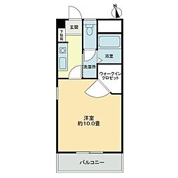 高松琴平電気鉄道長尾線 林道駅 徒歩7分の賃貸アパート 1階1Kの間取り