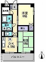 香川県高松市城東町二丁目2-11（賃貸マンション1LDK・4階・46.17㎡） その2