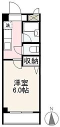高松琴平電気鉄道長尾線 木太東口駅 徒歩8分の賃貸マンション 3階1Kの間取り
