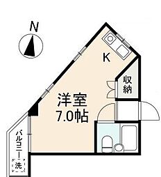 間取図画像 ワンルーム