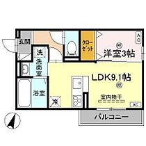 香川県高松市浜ノ町12番2（賃貸アパート1LDK・3階・33.67㎡） その2