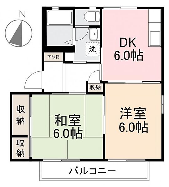 香川県木田郡三木町大字池戸(賃貸アパート2DK・1階・43.70㎡)の写真 その2