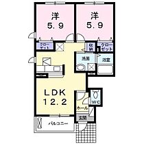 香川県高松市木太町3035番地1（賃貸アパート2LDK・1階・54.08㎡） その2