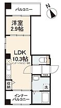 香川県高松市瓦町一丁目9-3（賃貸マンション1LDK・8階・31.15㎡） その2