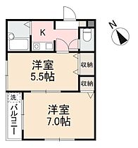 香川県高松市林町2577-1（賃貸マンション2K・4階・32.82㎡） その2