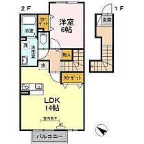 香川県高松市多肥上町1460-4（賃貸アパート1LDK・2階・54.19㎡） その2