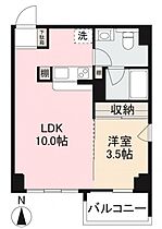 香川県高松市丸の内5-6（賃貸マンション1LDK・8階・34.16㎡） その2