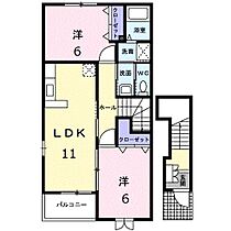 香川県さぬき市長尾東1505番地1（賃貸アパート2LDK・2階・57.02㎡） その2