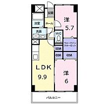 香川県高松市屋島西町1971番地2（賃貸マンション2LDK・5階・53.19㎡） その2