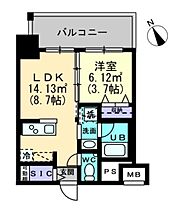 香川県高松市福田町2-1（賃貸マンション1LDK・2階・30.61㎡） その2