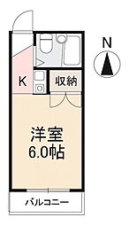 グリンピア宮脇 1Kの間取図画像