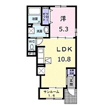 クラール木太リゾンネB 103 ｜ 香川県高松市木太町3375番地22（賃貸アパート1LDK・1階・40.02㎡） その2