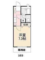間取図画像 1K