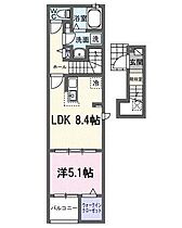 ライラック元山 201 ｜ 香川県高松市元山町1065番地1（賃貸アパート1LDK・2階・38.81㎡） その2