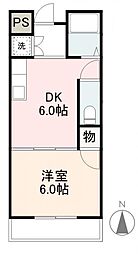 間取図画像 1DK