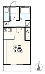 Reno-bancho 1Kの間取図画像